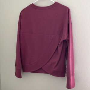 Eddie Bauer open back sweatshirt